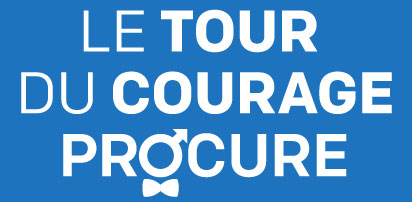 Logo Tour du Courage PROCURE-renverse