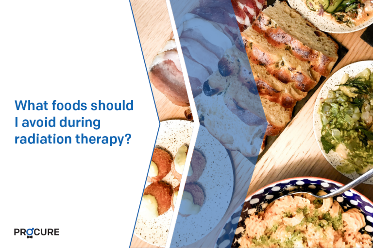 What foods should I avoid during radiation therapy?