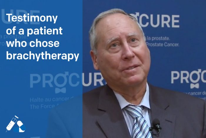 Testimony of a patient who chose brachytherapy
